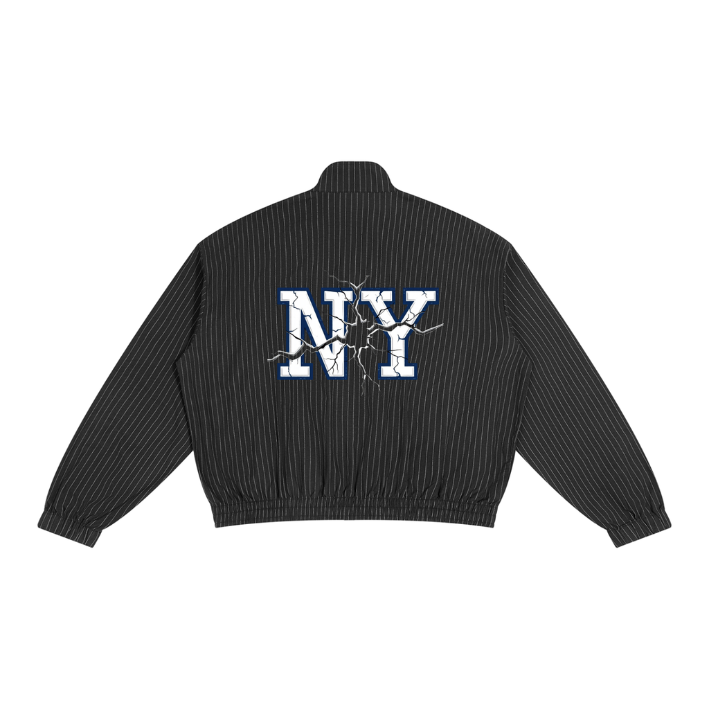 Unisex Striped Full-Zip Track Jacket