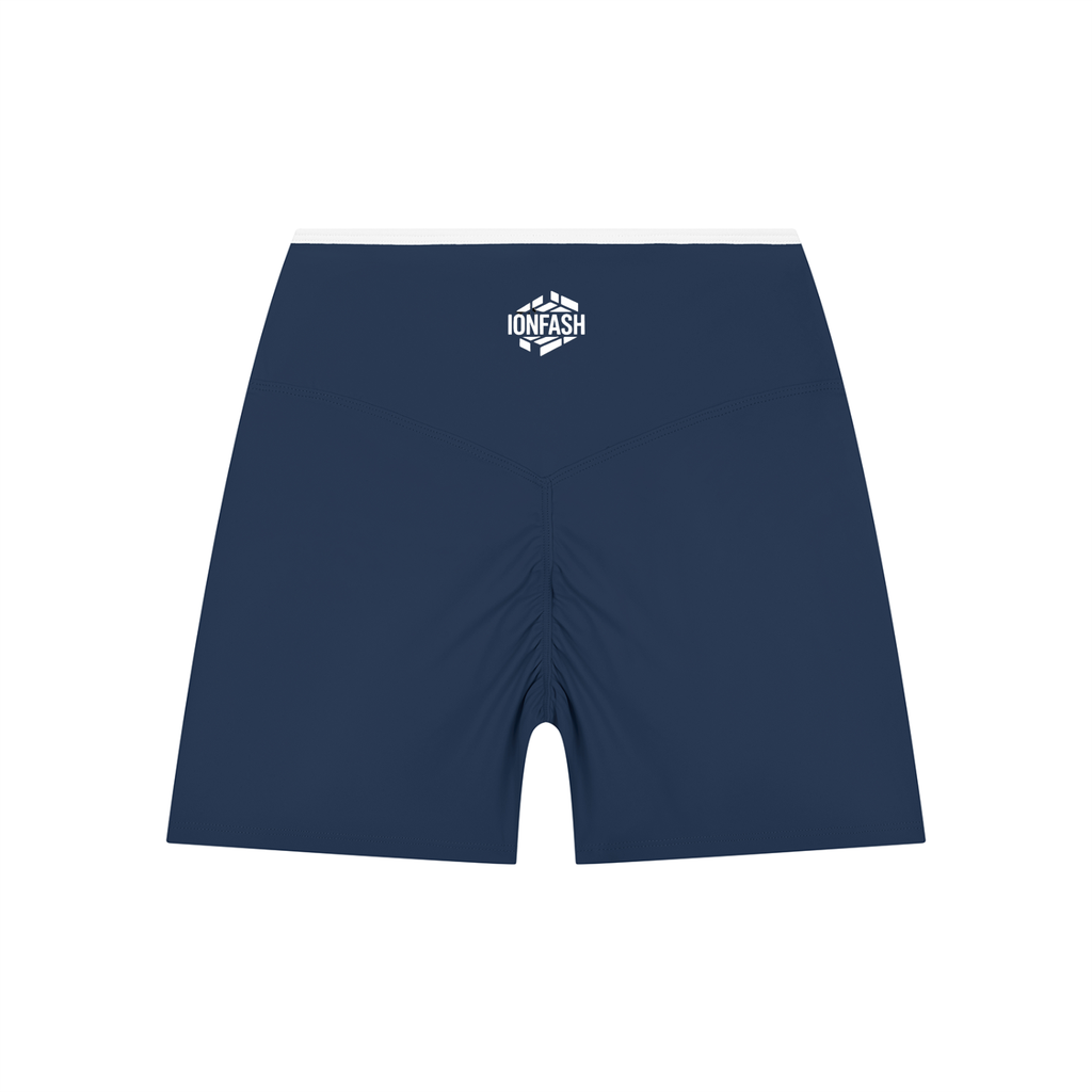 Women’s High Rise Color Block Yoga Shorts