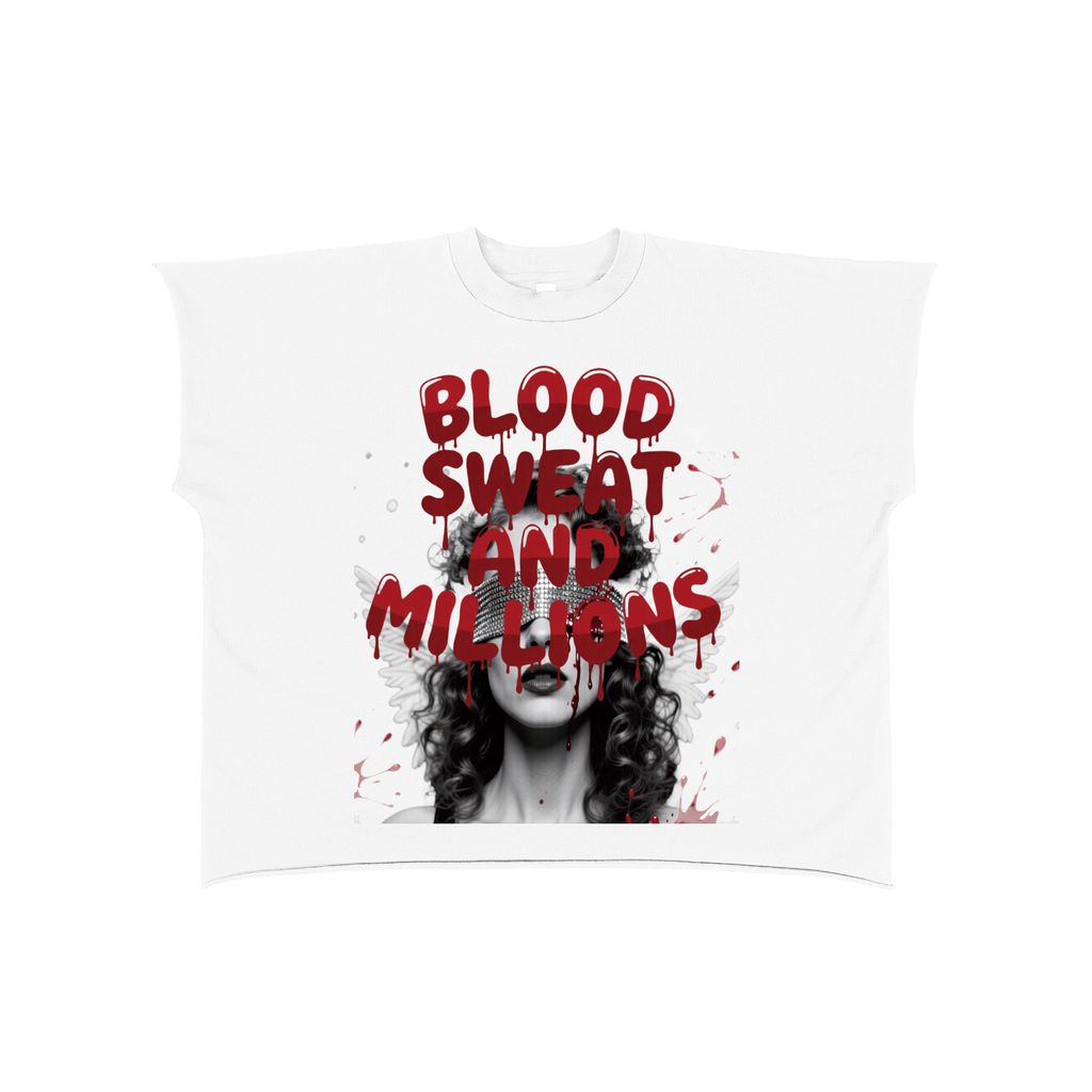 Raw Edge Boxy Non-Shrink T-Shirt