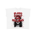 Raw Edge Boxy Non-Shrink T-Shirt