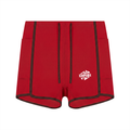 Women's High Rise Color Block Yoga Shorts