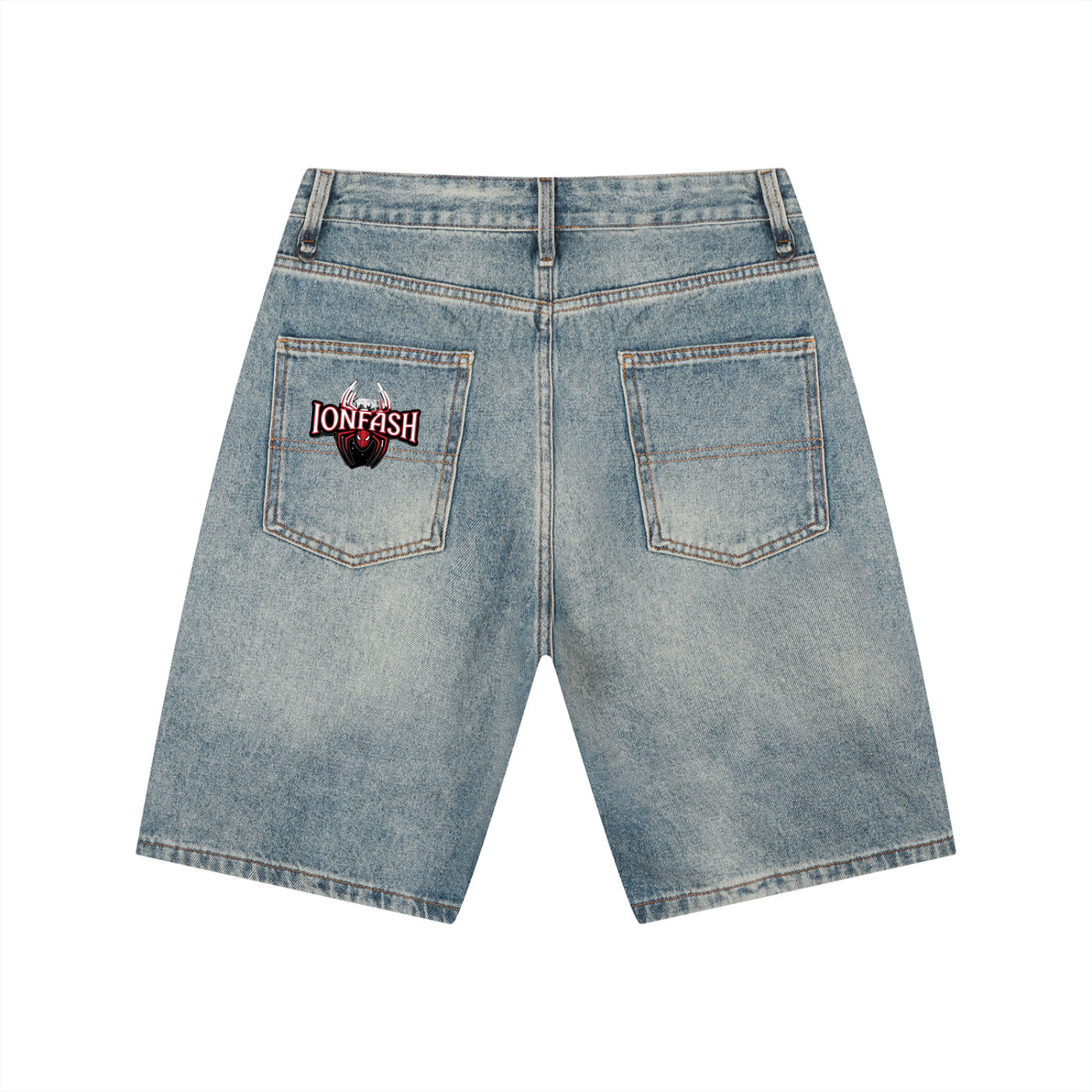 Men's Vintage Wash Denim Shorts