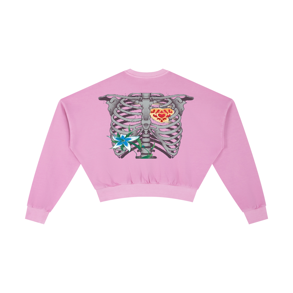 Vintage Washed Cropped Sweatshirt