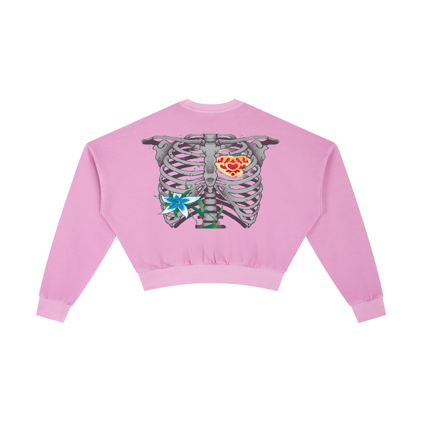 Vintage Washed Cropped Sweatshirt