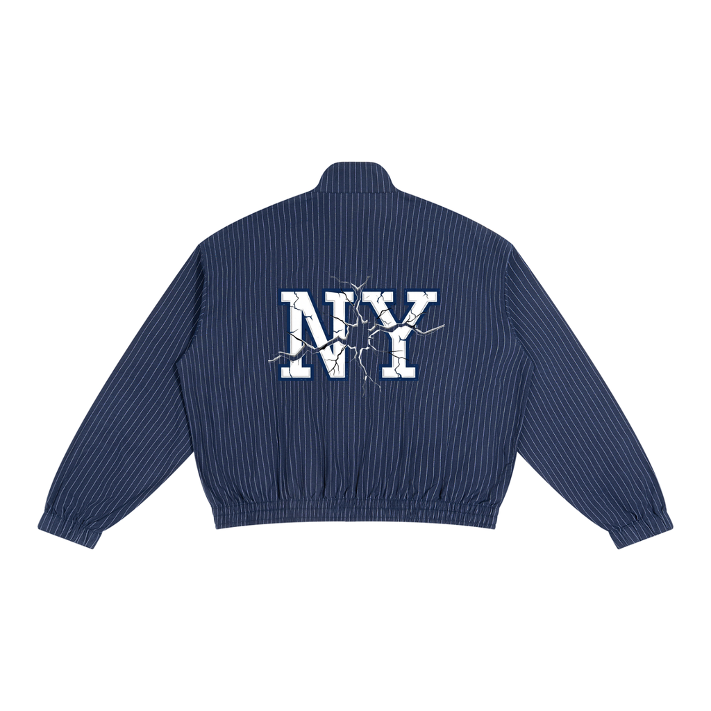 Unisex Striped Full-Zip Track Jacket