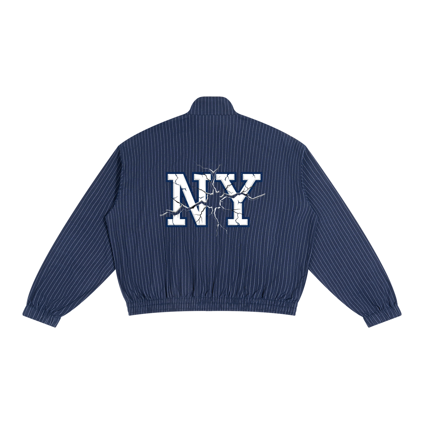 Unisex Striped Full-Zip Track Jacket