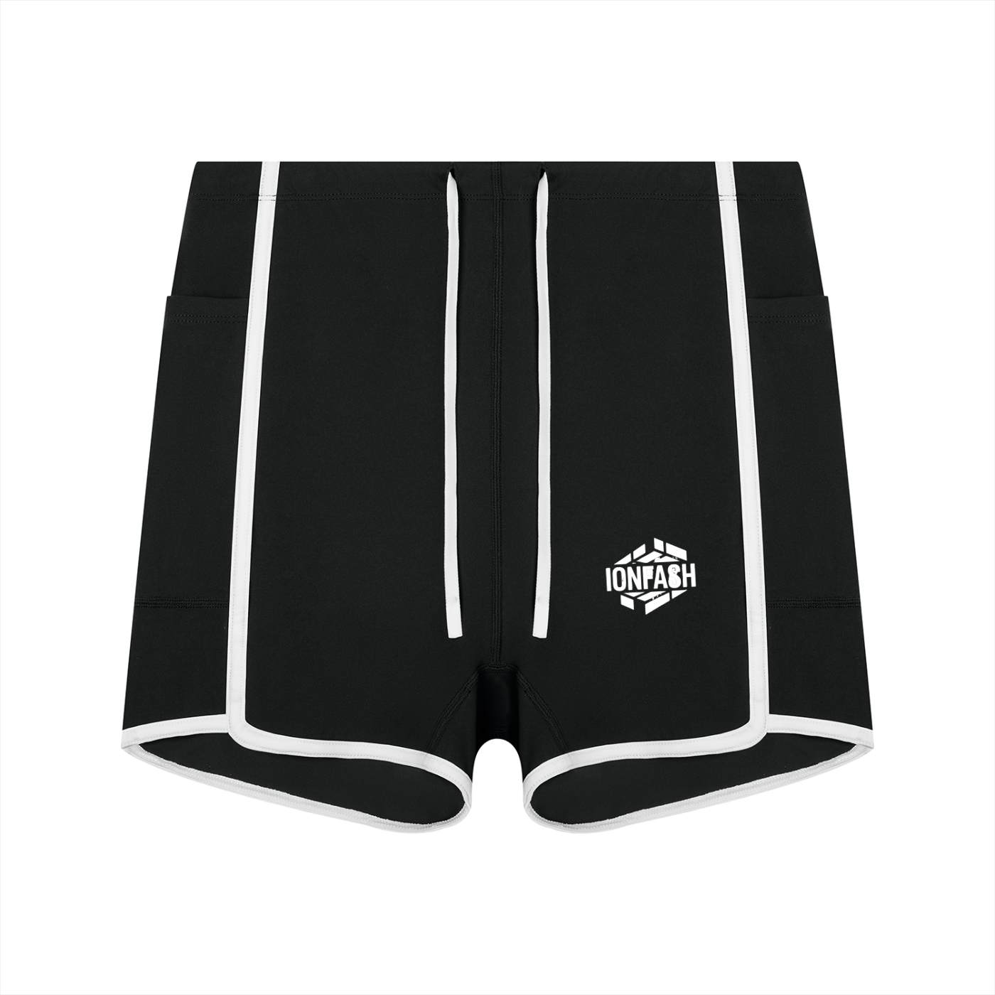 Women's High Rise Color Block Yoga Shorts