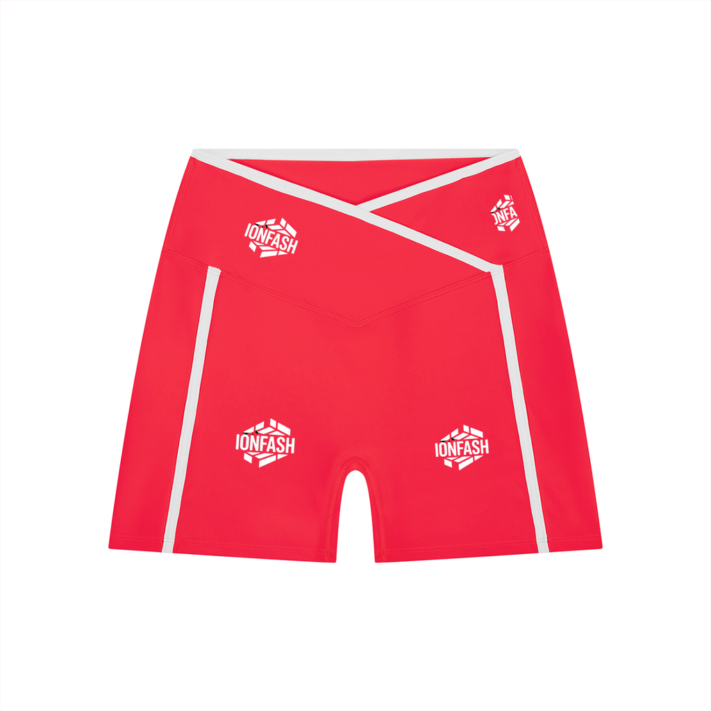 Women’s High Rise Color Block Yoga Shorts