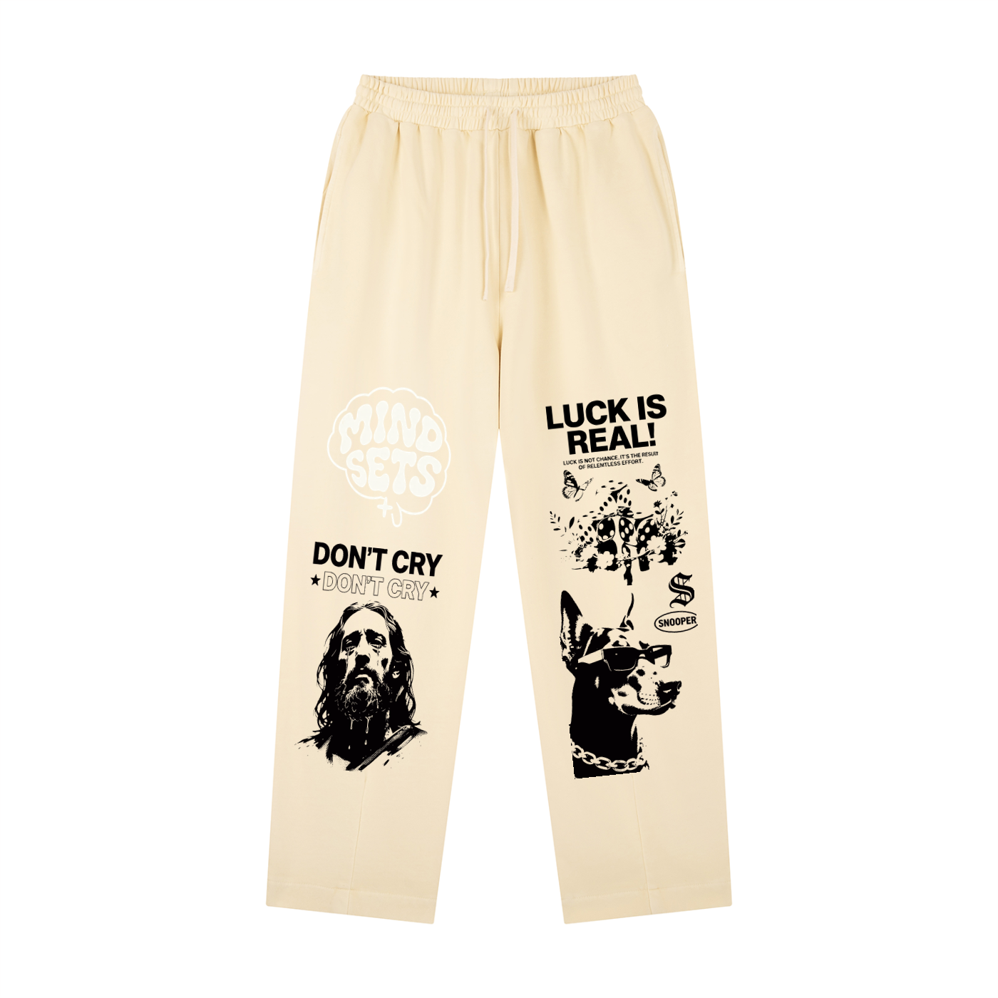 Vintage Washed Drawstring Sweatpants