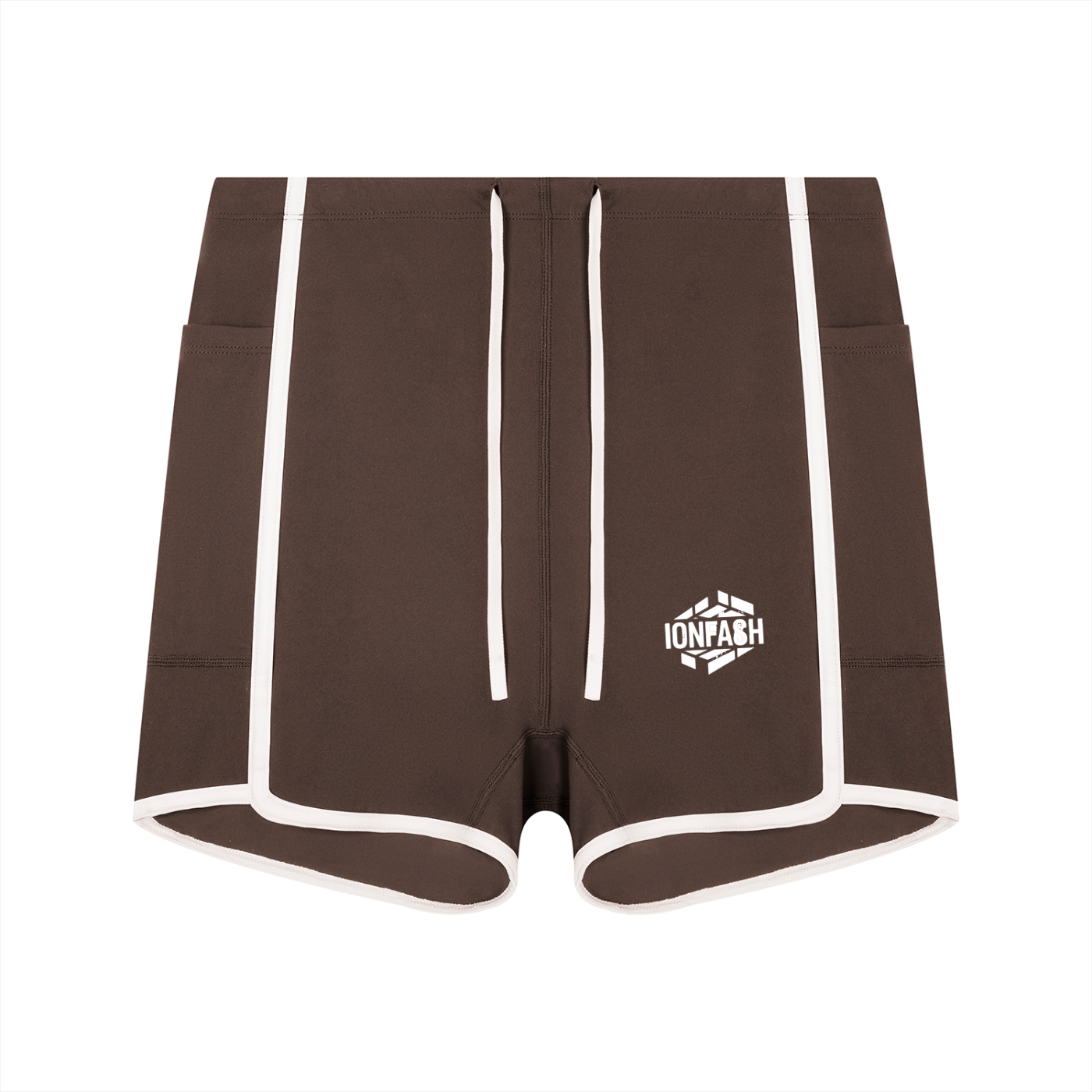 Women's High Rise Color Block Yoga Shorts