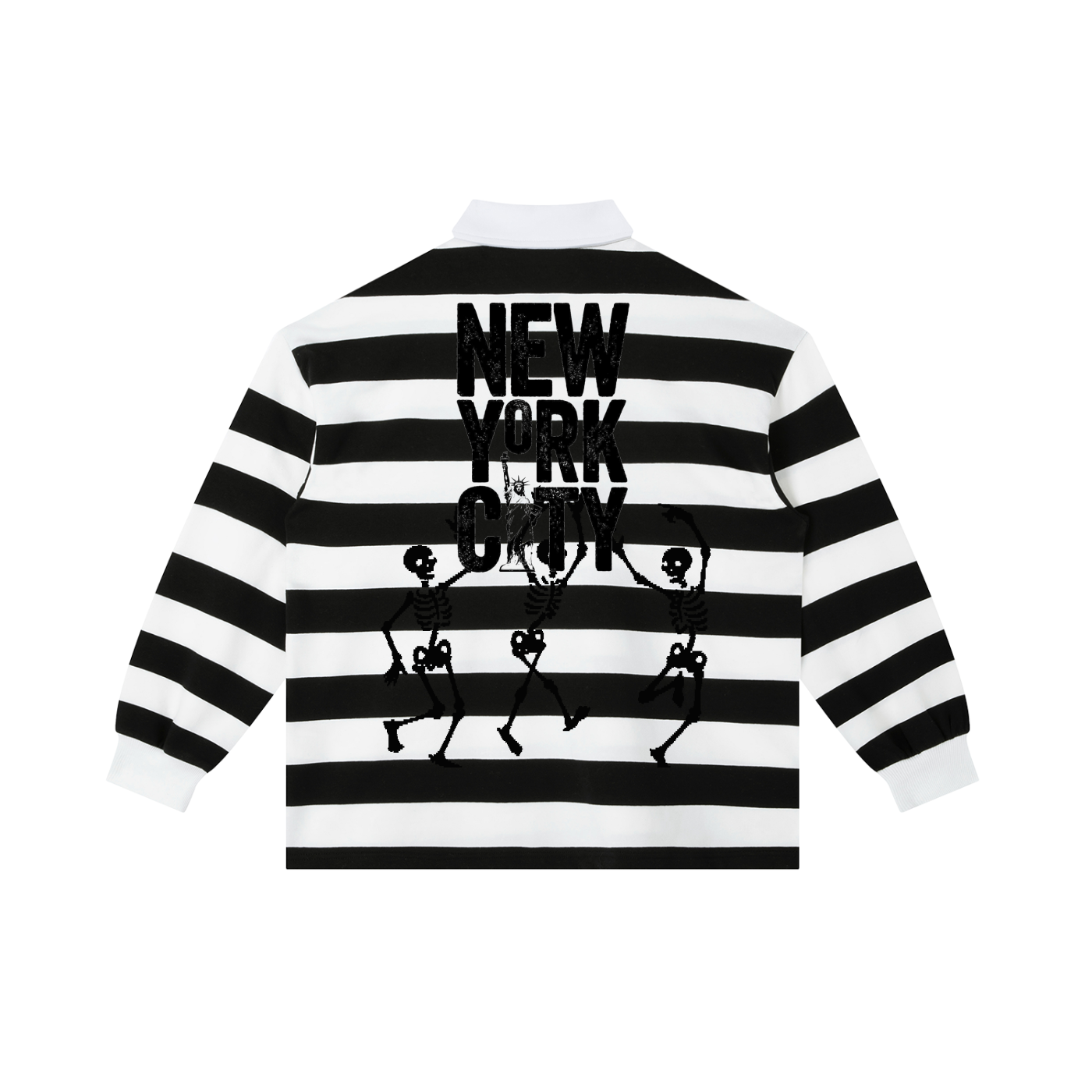 Color Block Stripe Polo Shirt