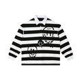 Color Block Stripe Polo Shirt