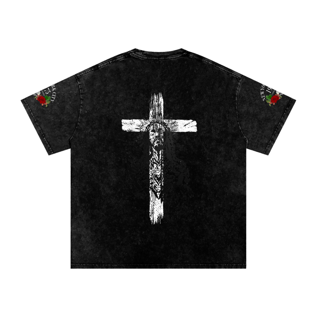 Acid Wash Oversize T-Shirt - 250 GSM