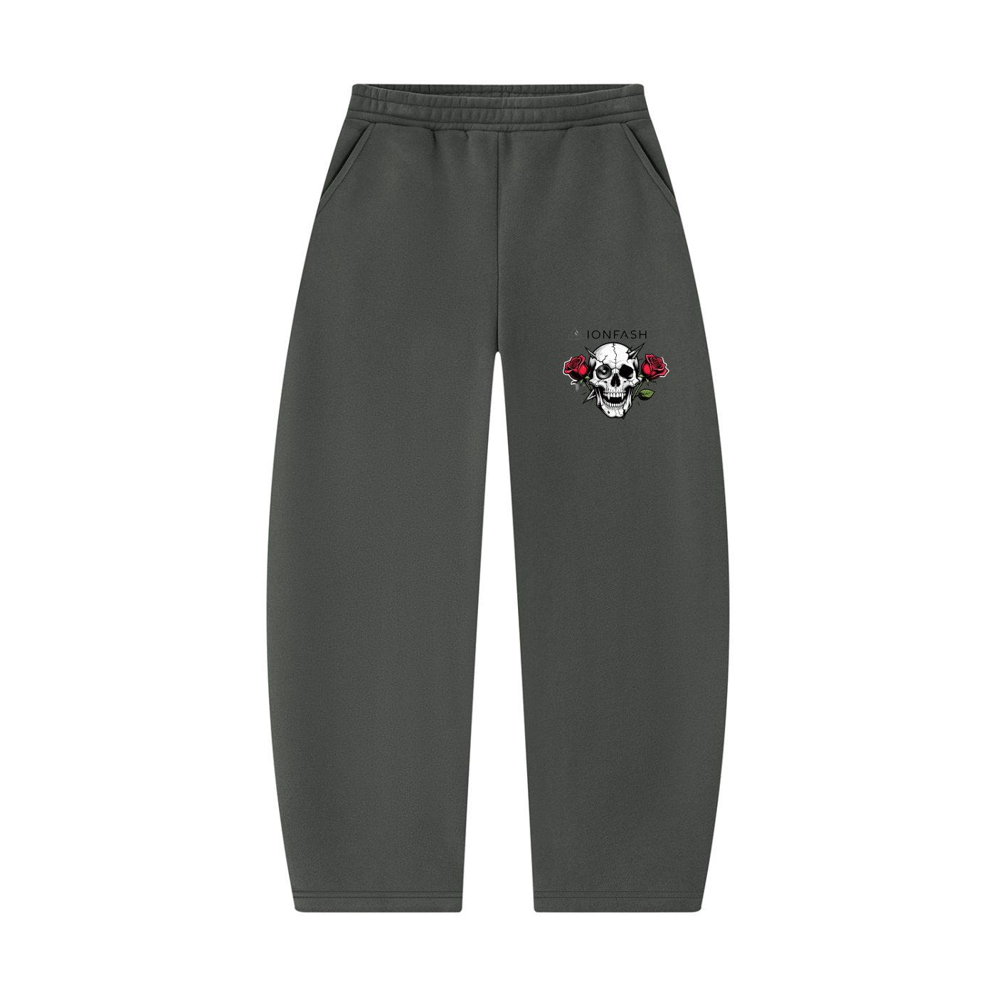 Unisex Barrel Leg Sweatpants