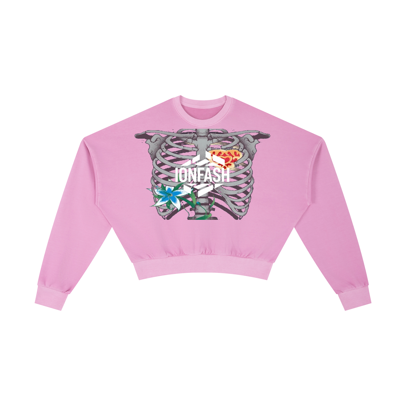 Vintage Washed Cropped Sweatshirt