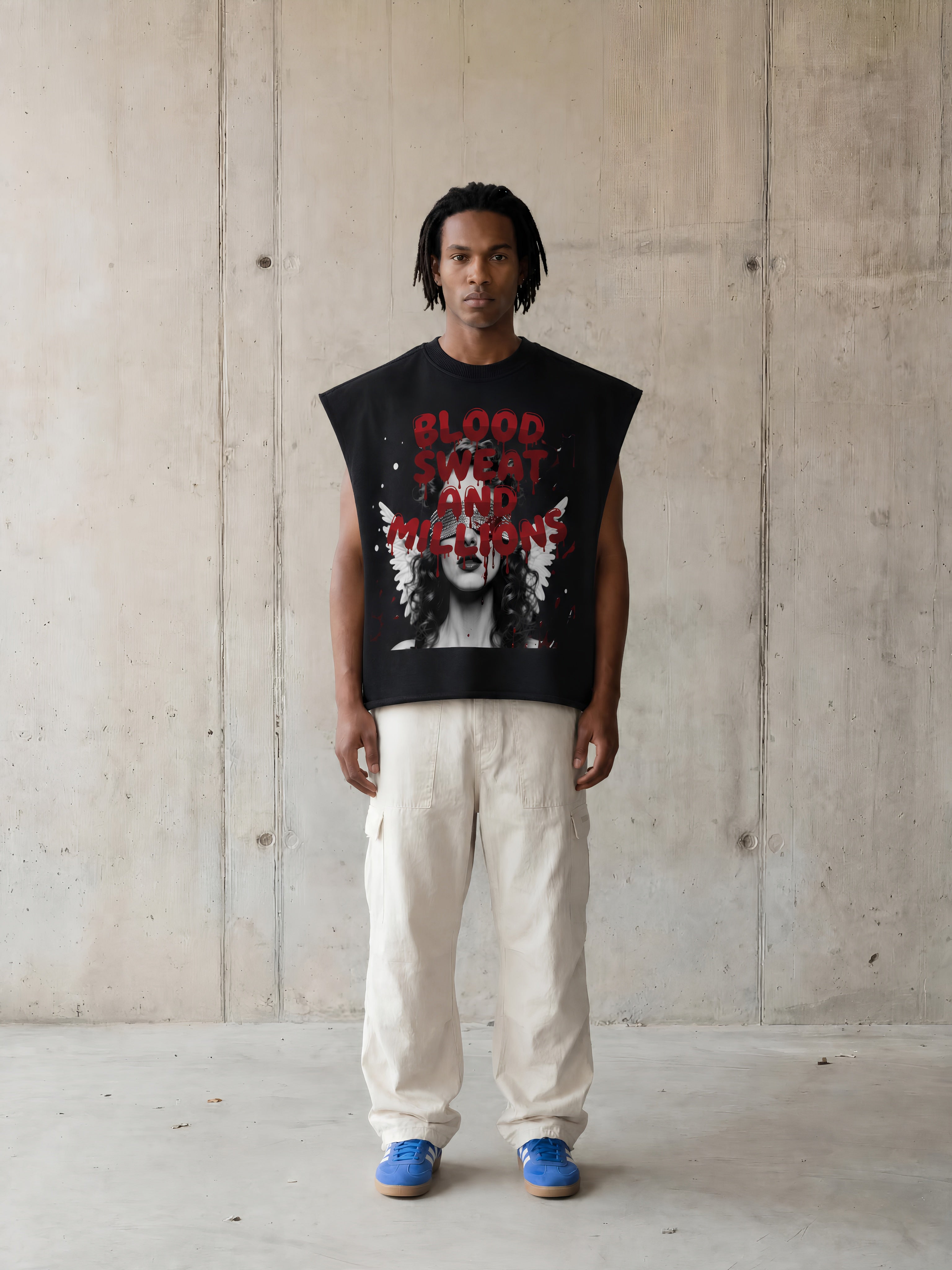French Terry Boxy Tank Top