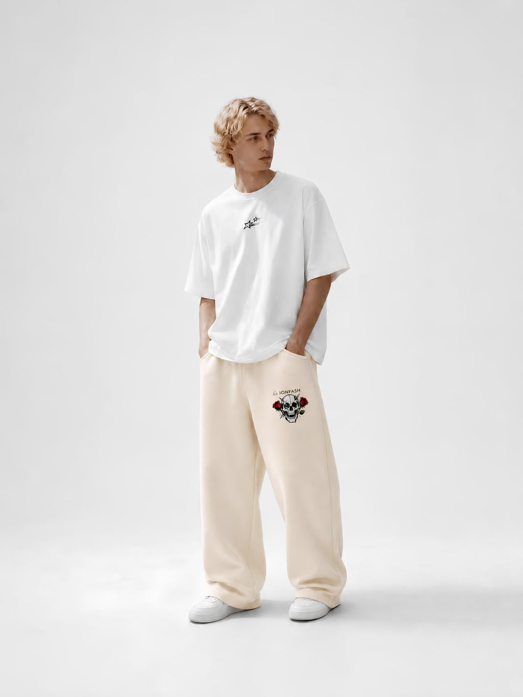 Unisex Barrel Leg Sweatpants